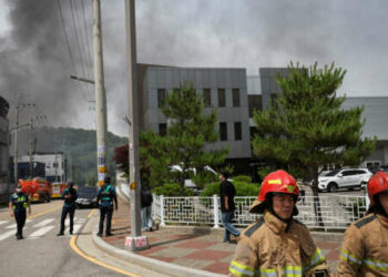 En Corée du Sud, l’incendie d’une usine de batteries fait un mort et vingt et un disparus