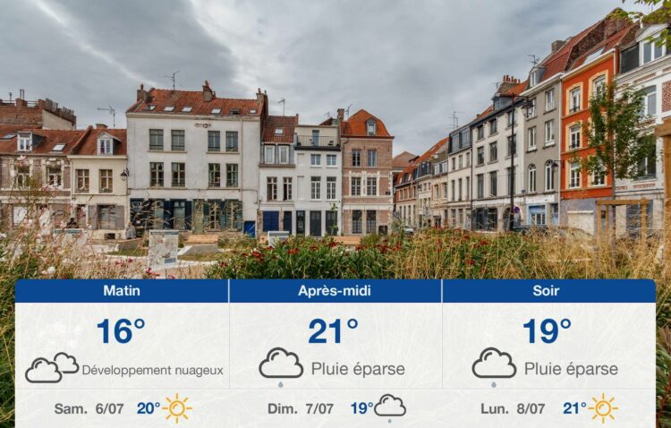 Météo Lille: prévisions du vendredi 5 juillet 2024