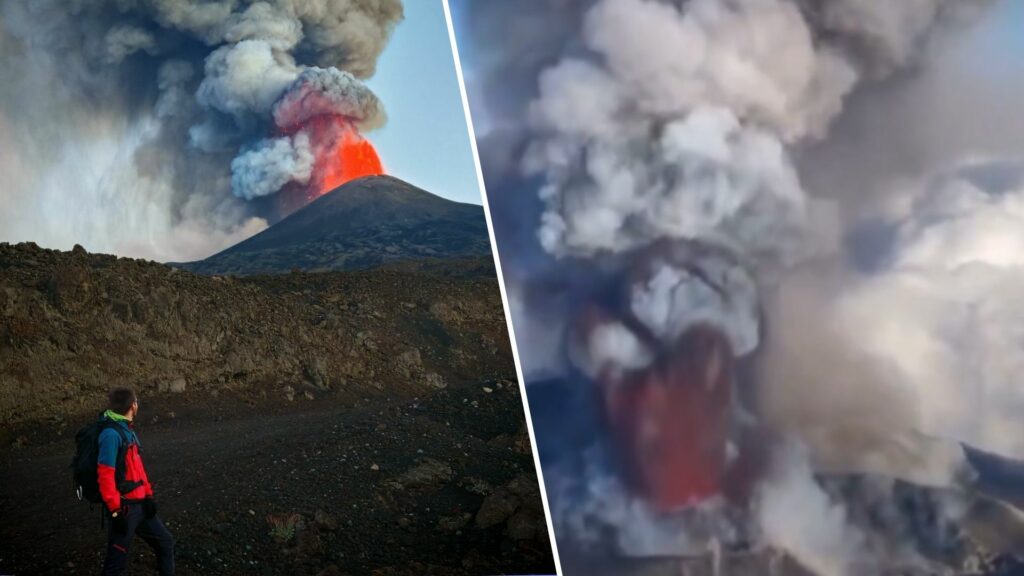 L’Etna est en éruption : les images sont stupéfiantes L’Etna est en éruption : les images sont stupéfiantes