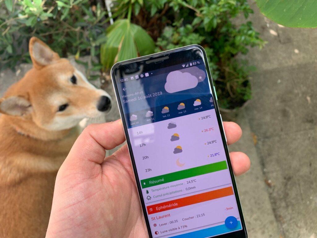 L’app de la semaine : j’utilise la même app météo que les agriculteurs L’app de la semaine : j’utilise la même app météo que les agriculteurs
