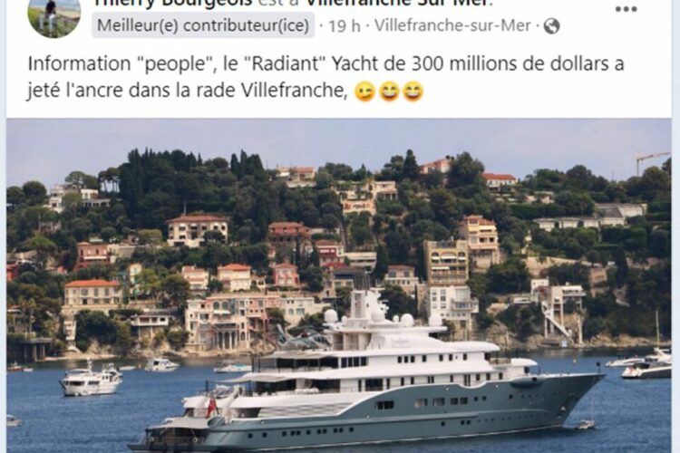 À proximité de Nice, découvrez ce yacht de luxe qui coûte 300 millions d’euros ! À proximité de Nice, découvrez ce yacht de luxe qui coûte 300 millions d’euros !