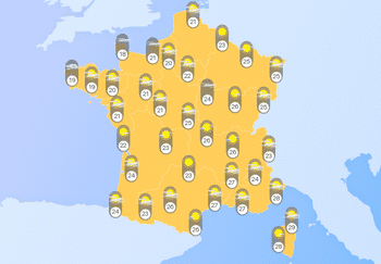 Découvrez le temps qu’il fait en France aujourd’hui!