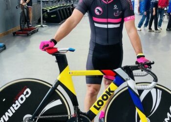 Thierry Forler, le cycliste couëronnais, prêt à briller aux championnats de France Élite sur piste !