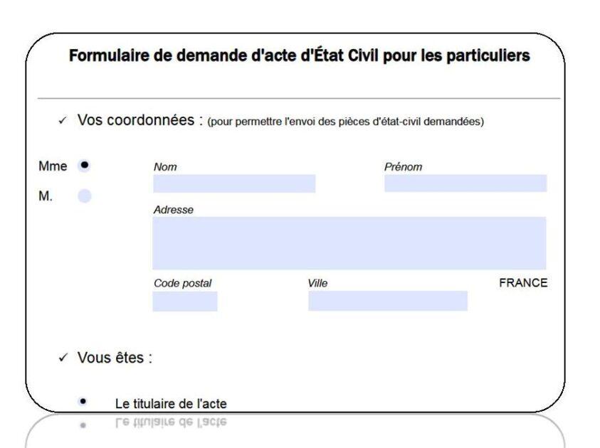 guide pratique pour ⁣remplir votre demande dacte détat civil en ligne