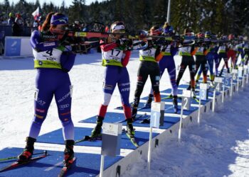 Mondiaux de biathlon : la France toujours reine du relais mixte – Le Figaro Mondiaux de biathlon : la France toujours reine du relais mixte – Le Figaro