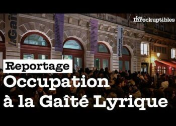 Occupation de la Gaîté Lyrique à Paris : manifestation de soutien aux migrants réfugiés dans le théâtre après une décision de justice ordonnant leur évacuation – franceinfo