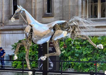 Le cheval métallique de l’ouverture des JO de Paris 2024 sera exposé à l’hôtel de ville de Lyon en mars prochain – France 3 Régions
