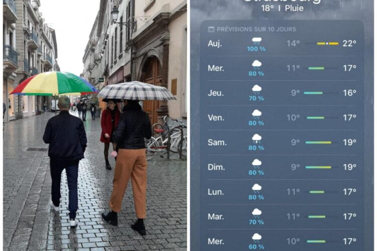 Les prévisions météorologiques du vendredi 28 février 2025 à Strasbourg et ses environs – Ouest-France