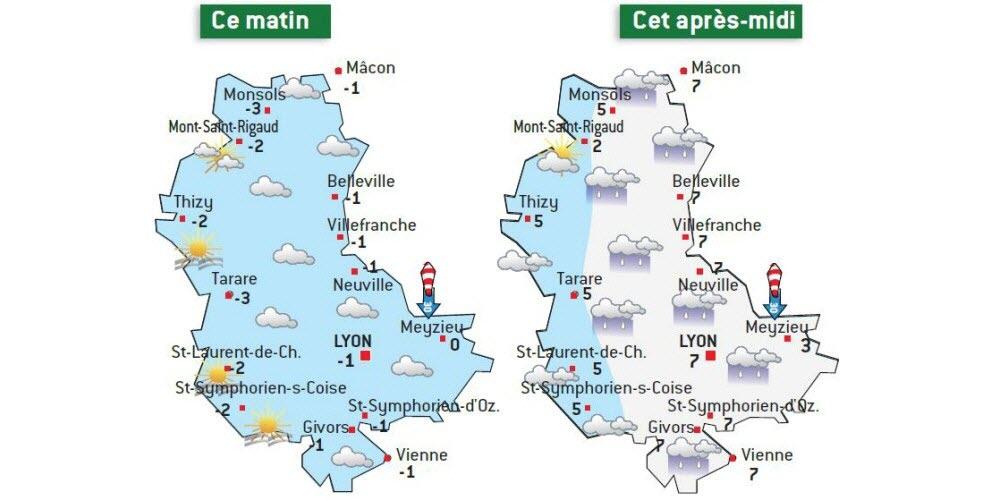 Prévisions météorologiques pour le⁢ Rhône et Lyon ​ce week-end