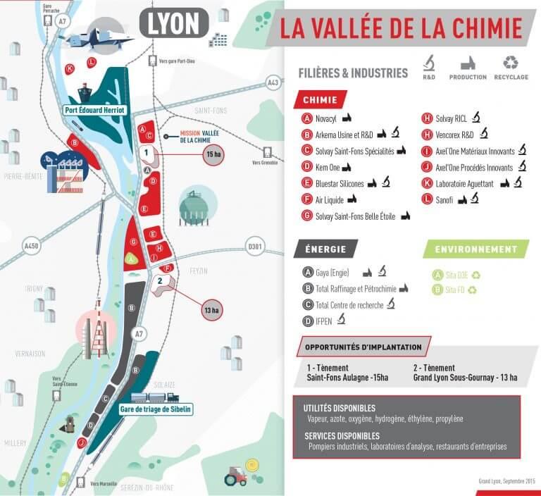 De Lyon à Grenoble : laxe stratégique de la Vallée de la Chimie