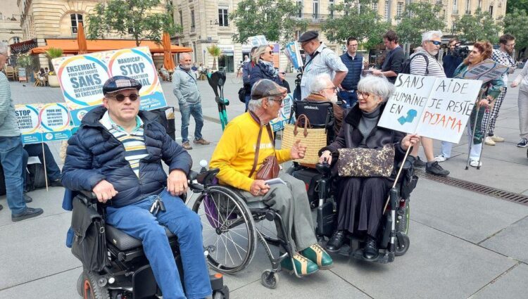 Empowering Voices: Disabled Individuals Rally in Bordeaux to Demand Essential Support