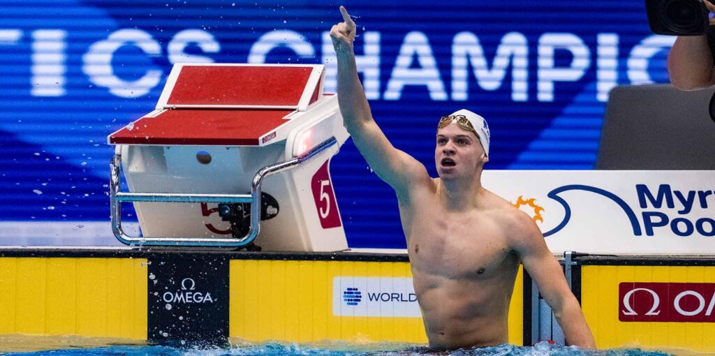 Léon Marchand absent des championnats de France de natation à Montpellier