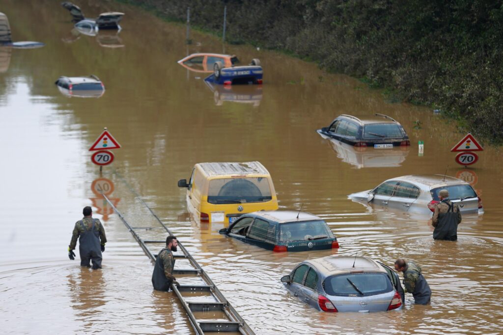 Pluies torrentielles balayent la région entre la presqu’île de Guérande et Nantes dès l’aube jusqu’à midi