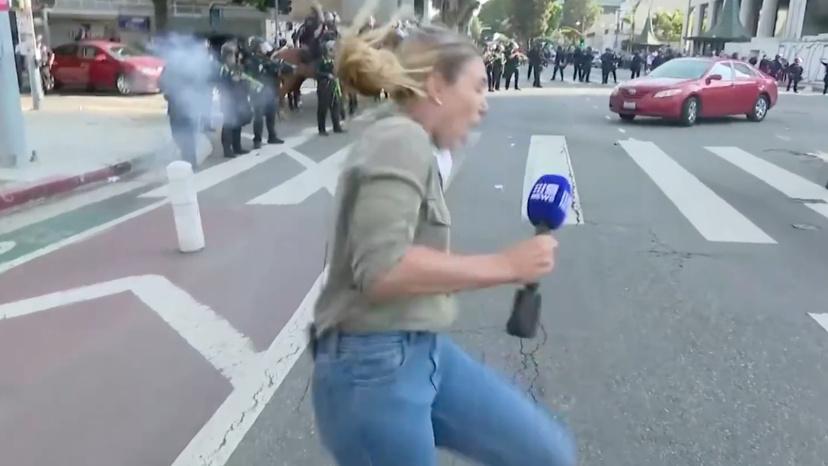 Un journaliste grièvement blessé à Lyon au cœur de violents affrontements entre police et manifestants Un journaliste grièvement blessé à Lyon au cœur de violents affrontements entre police et manifestants