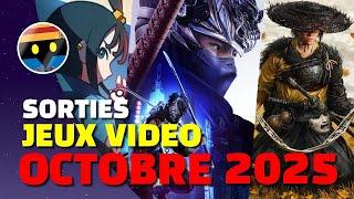 Les sorties jeux vidéo incontournables à ne pas manquer en octobre 2025