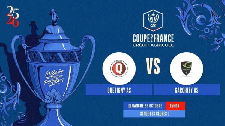 Coupe de France : Quetigny défie l’AS Saint-Etienne au 7e tour après le forfait de Garchizy Coupe de France : Quetigny défie l’AS Saint-Etienne au 7e tour après le forfait de Garchizy